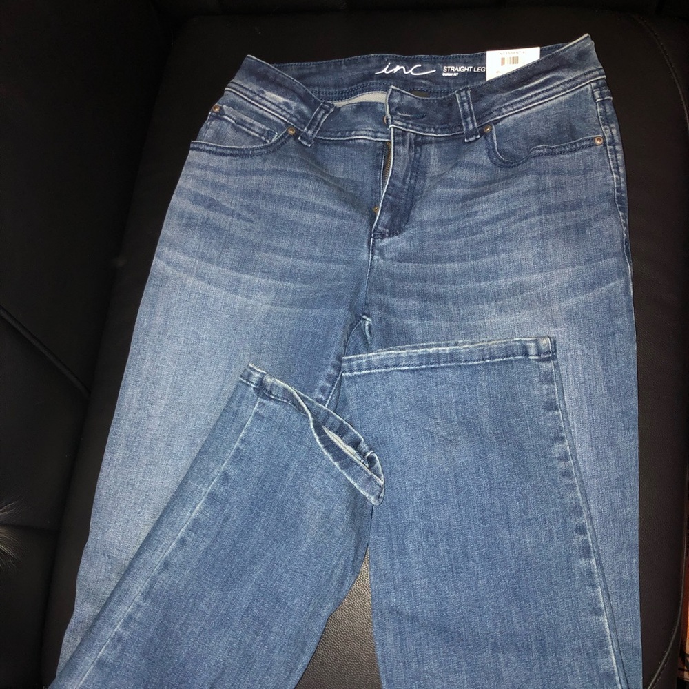 INC Incessential Straight Leg Curvy Fit Jeans